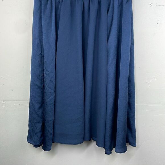 Zara Basics Dark Blue A line skirt size XS - Picture 7 of 11
